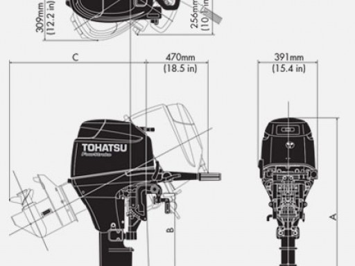 Лодочный мотор Tohatsu MFS30 C EPS