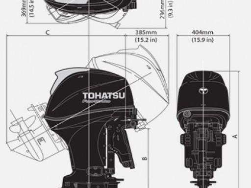 Лодочный мотор Tohatsu MFS40 A ETL