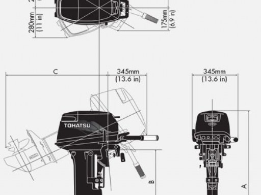 Лодочный мотор Tohatsu M18 E2 EPS